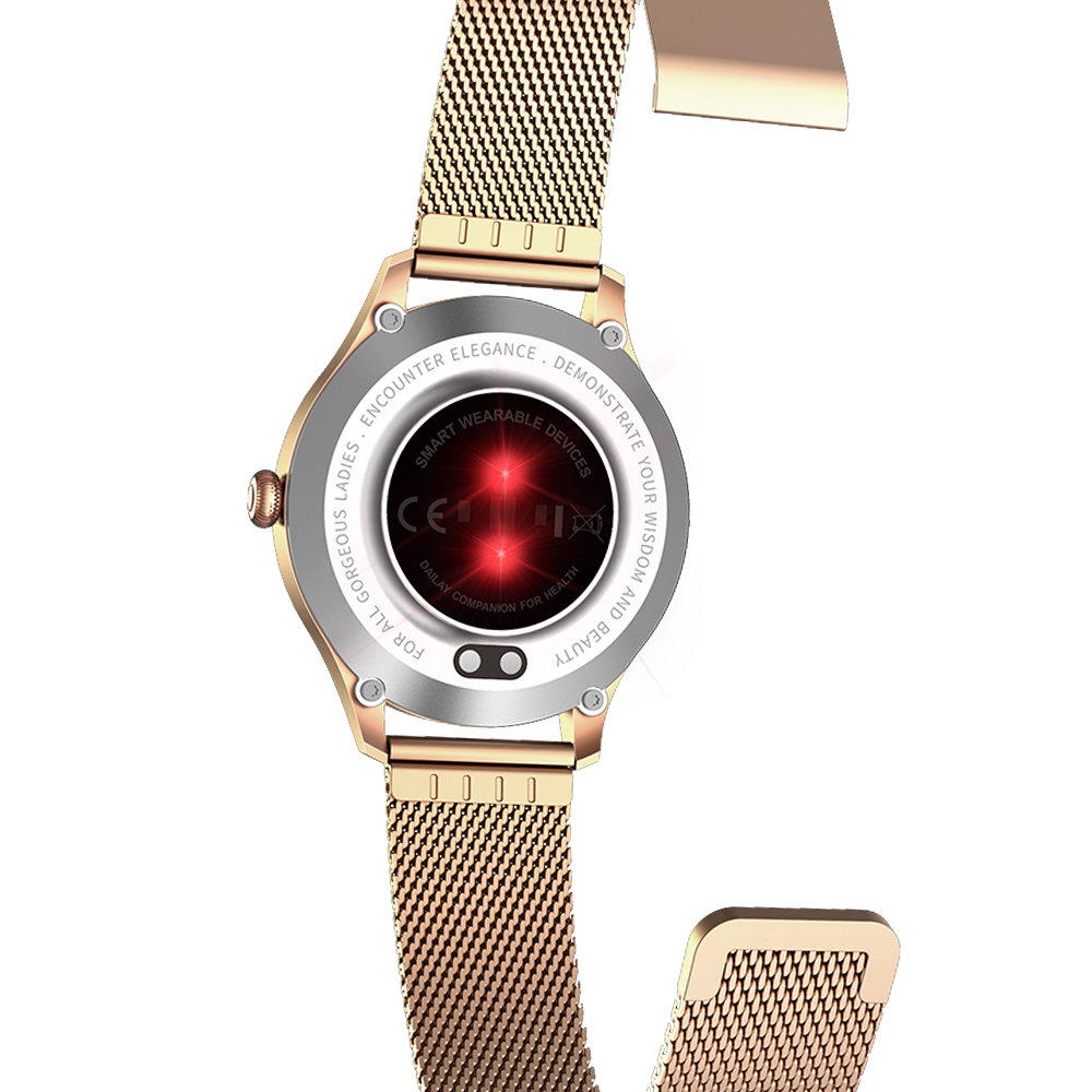 Zegarek damski KW10 PRO różowe złoto Rubicon