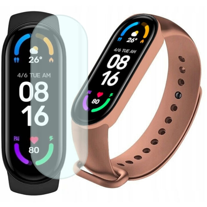 Xiaomi Mi Band 6 + dodatkowy czarny pasek